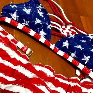 Red white & blue bikini